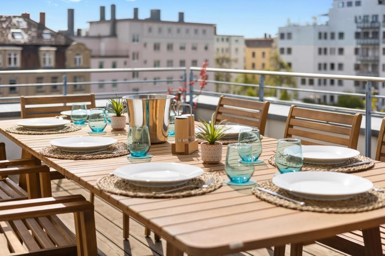 Arbio I Premium Penthouse Apartment Augsburg Exterior photo