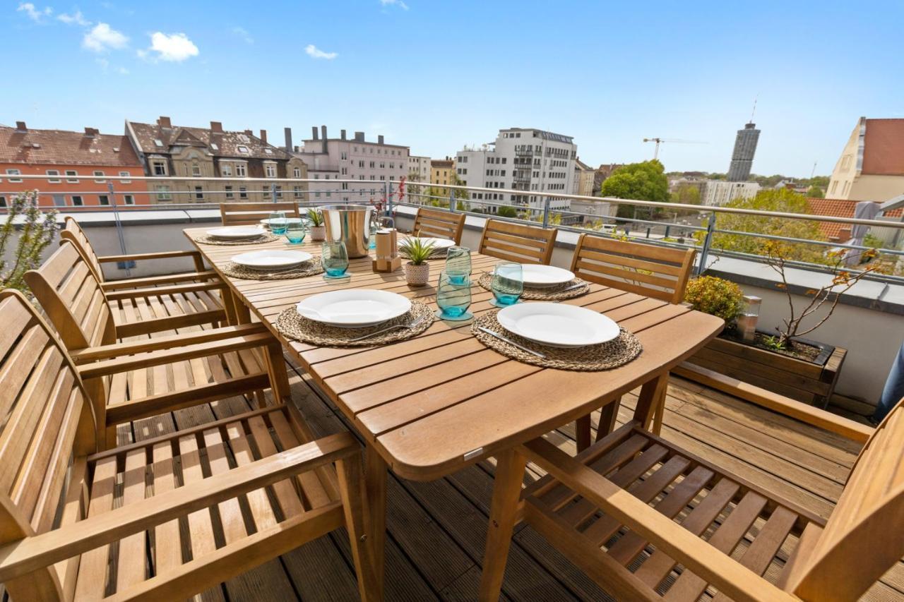 Arbio I Premium Penthouse Apartment Augsburg Exterior photo